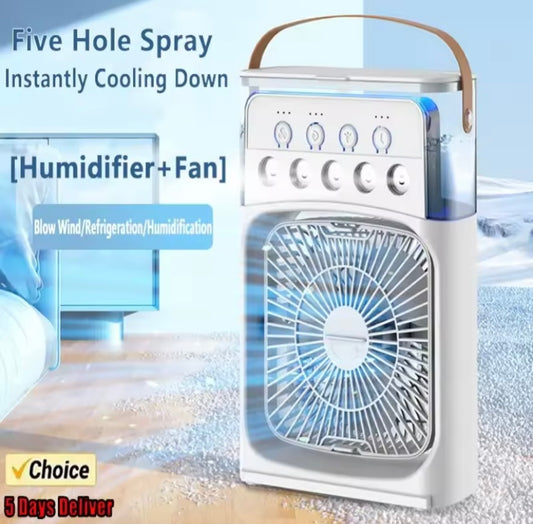Enfócati ventilador de aire acondicionado portatil