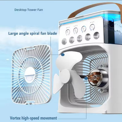 Enfócati ventilador de aire acondicionado portatil