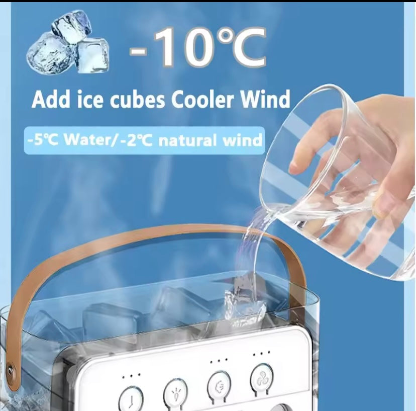 Enfócati ventilador de aire acondicionado portatil